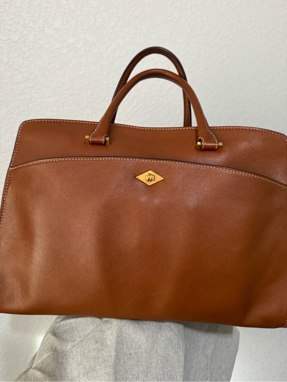 Metier Private Eye bag in Buffalo leather Cognac